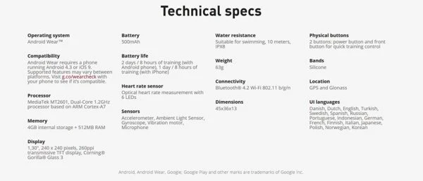 Polar M600 Sports Smart Watch - Image 2