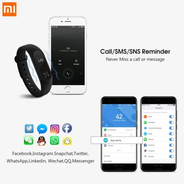 Xiaomi Mi Band 2 Fitness Tracker - Image 2